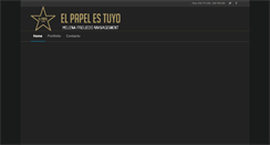 Desktop Screenshot of elpapelestuyo.com